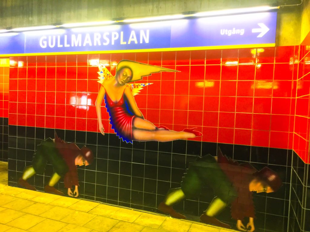 Stockholm Metro ( ストックホルムメトロ ) Gullmarsplan metro station