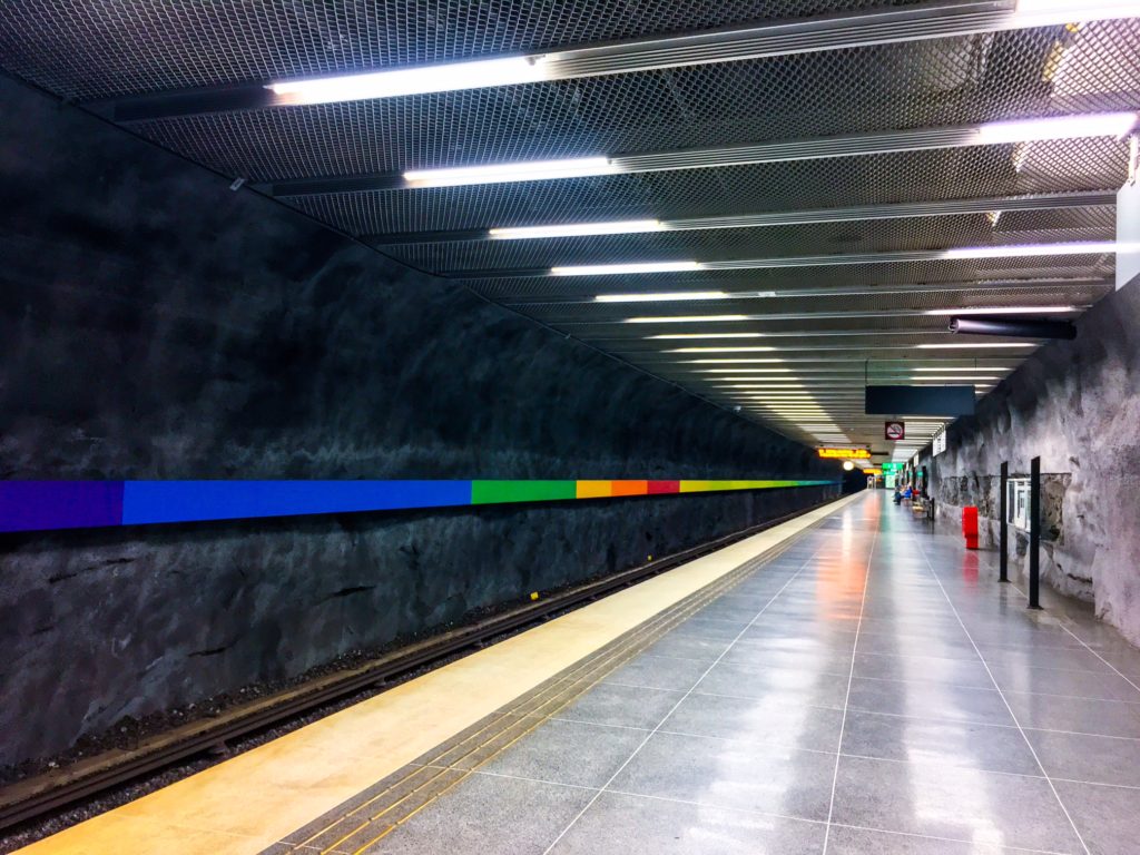 Stockholm Metro ( ストックホルムメトロ ) Bergshamra metro station