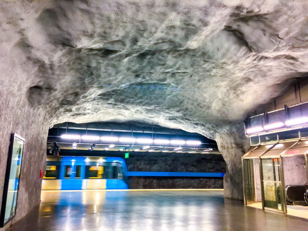 Stockholm Metro ( ストックホルムメトロ ) Bergshamra metro station