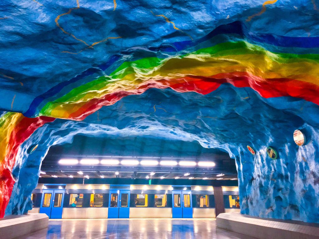Stockholm Metro ( ストックホルムメトロ ) Stadion metro station