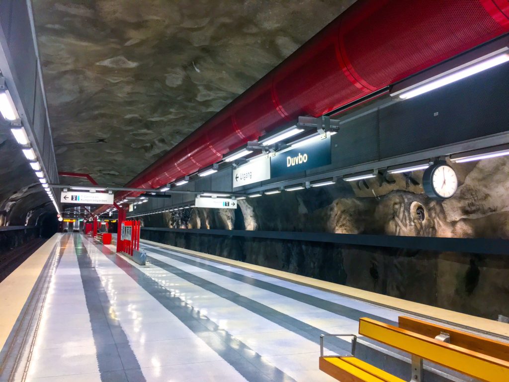 Stockholm Metro ( ストックホルムメトロ ) Duvbo metro station