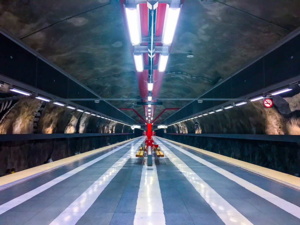 Stockholm Metro ( ストックホルムメトロ ) Duvbo metro station