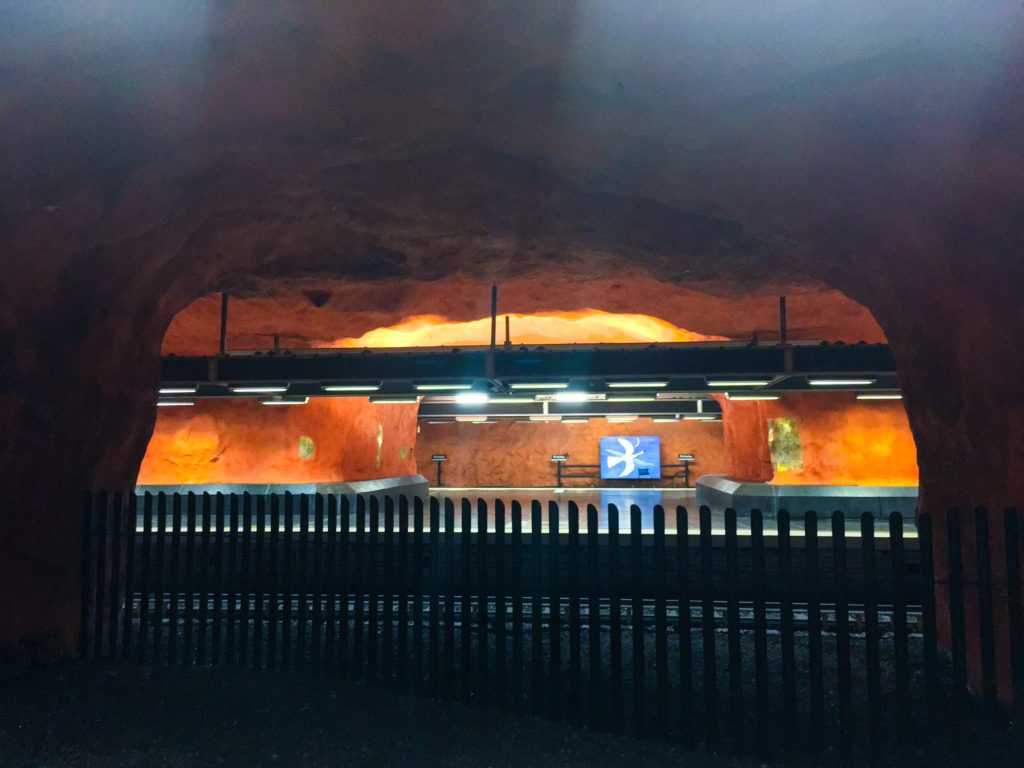 Stockholm Metro ( ストックホルムメトロ ) Rinkeby metro station
